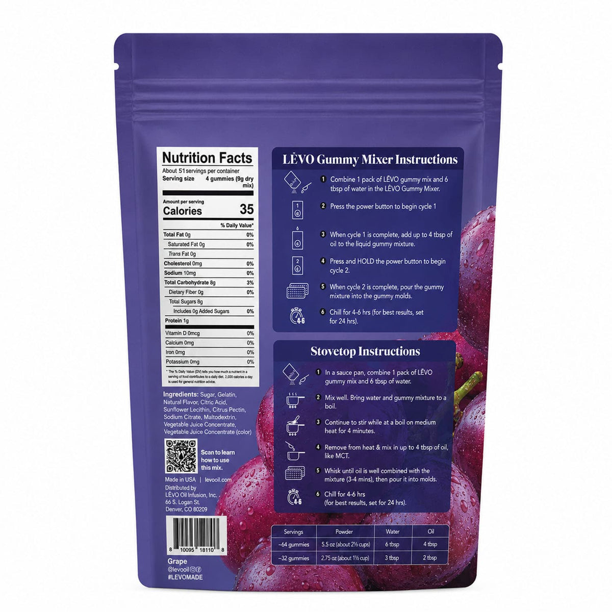 Gummy Mix - Grape (16.5 oz)