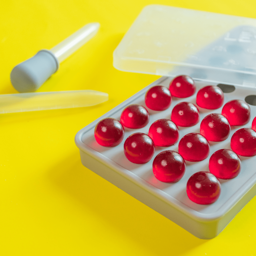 LEVO gummy candy silicone molds with gummy candy
