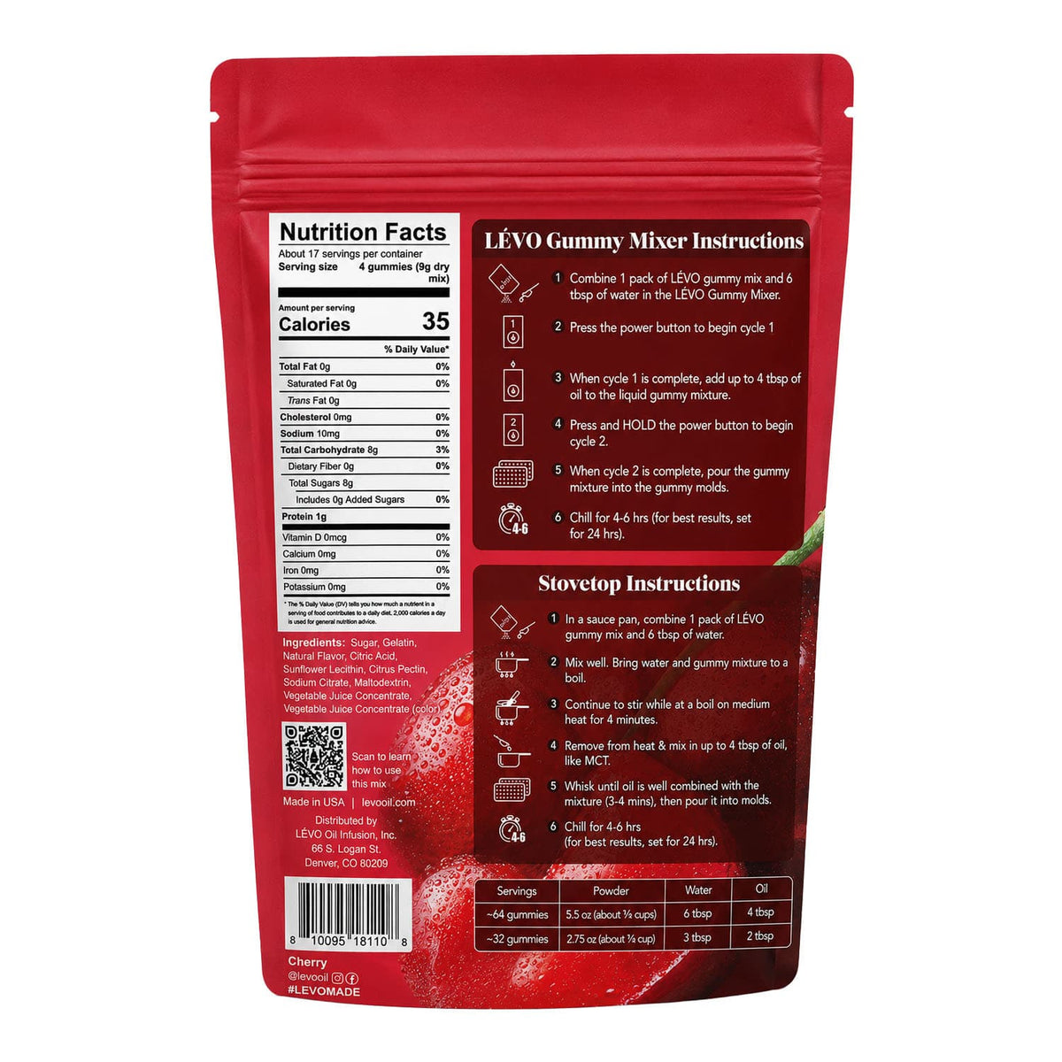 Gummy Mix - Tart Cherry (5.5 oz)