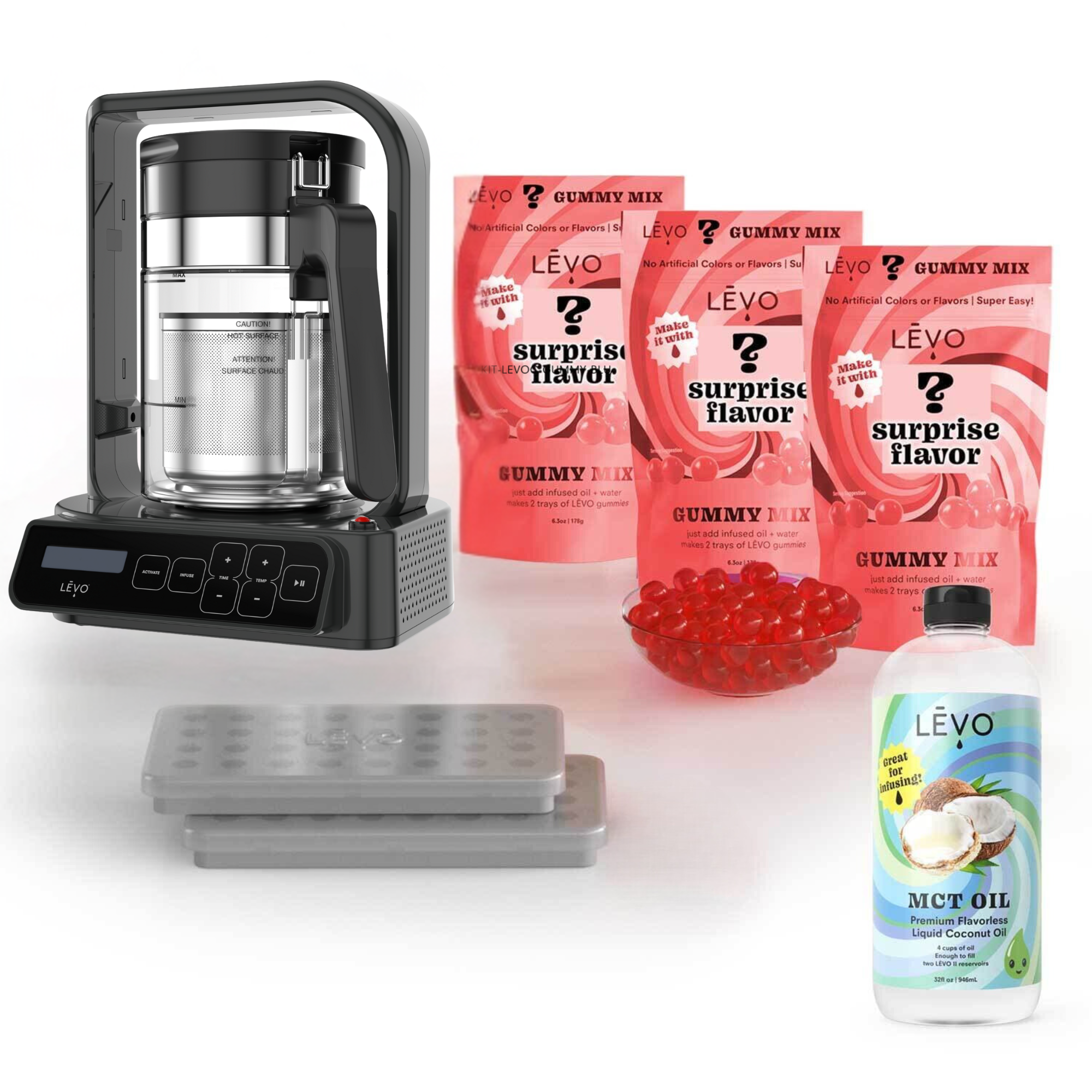 Gummy Edibles Making Kit with LĒVO C