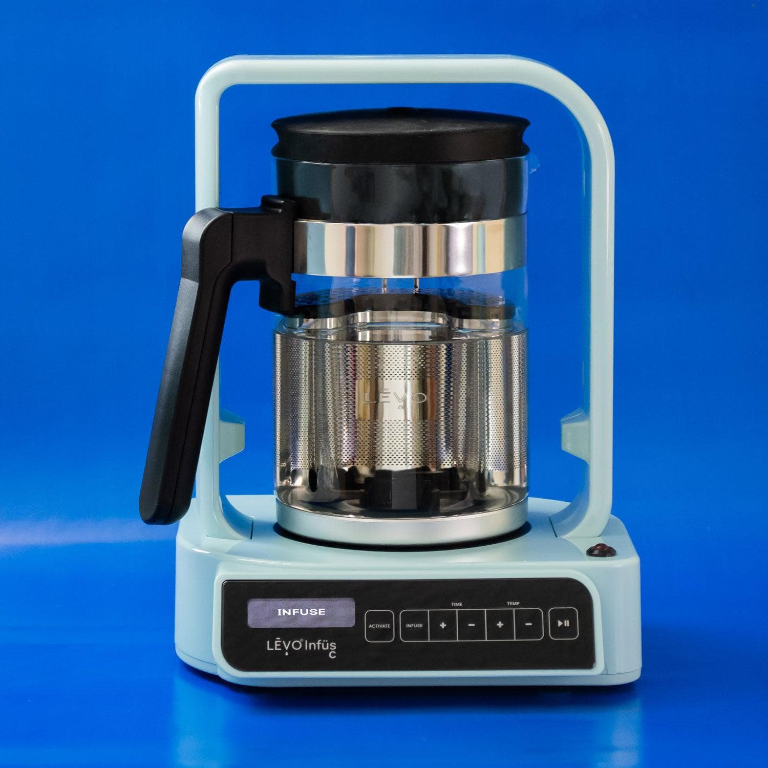 New Sky Blue LEVO C is perfect for infusing over 4 cups of oil or butter at a time with your favorite herbs.