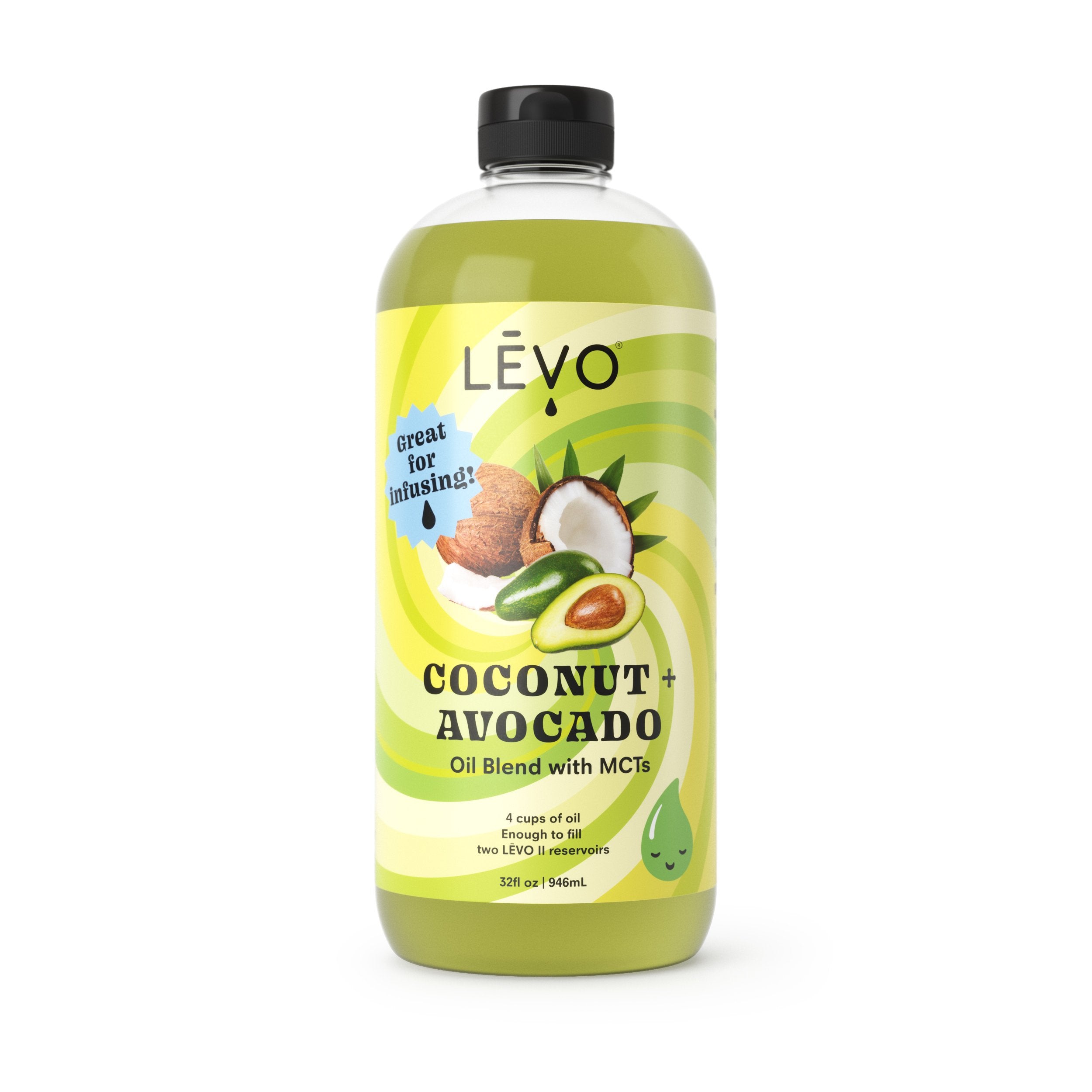 LEVO is your one stop shop for your favorite infusion machine, LEVO II, and the best high quality oils to use with your machine. Try this Coconut plus Avocado oil blend with MCTs. Great for infusing!