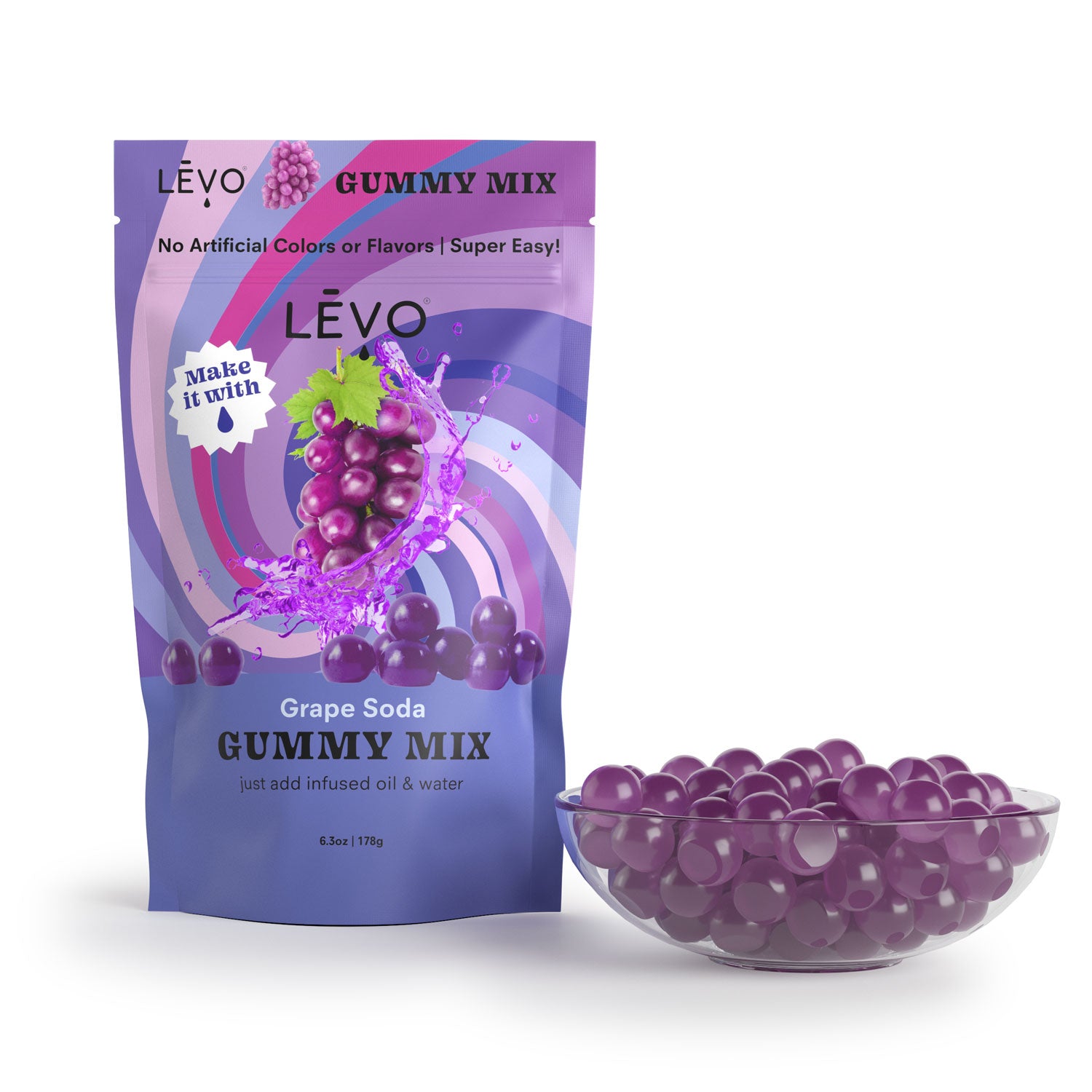 Grape Soda gummy mix