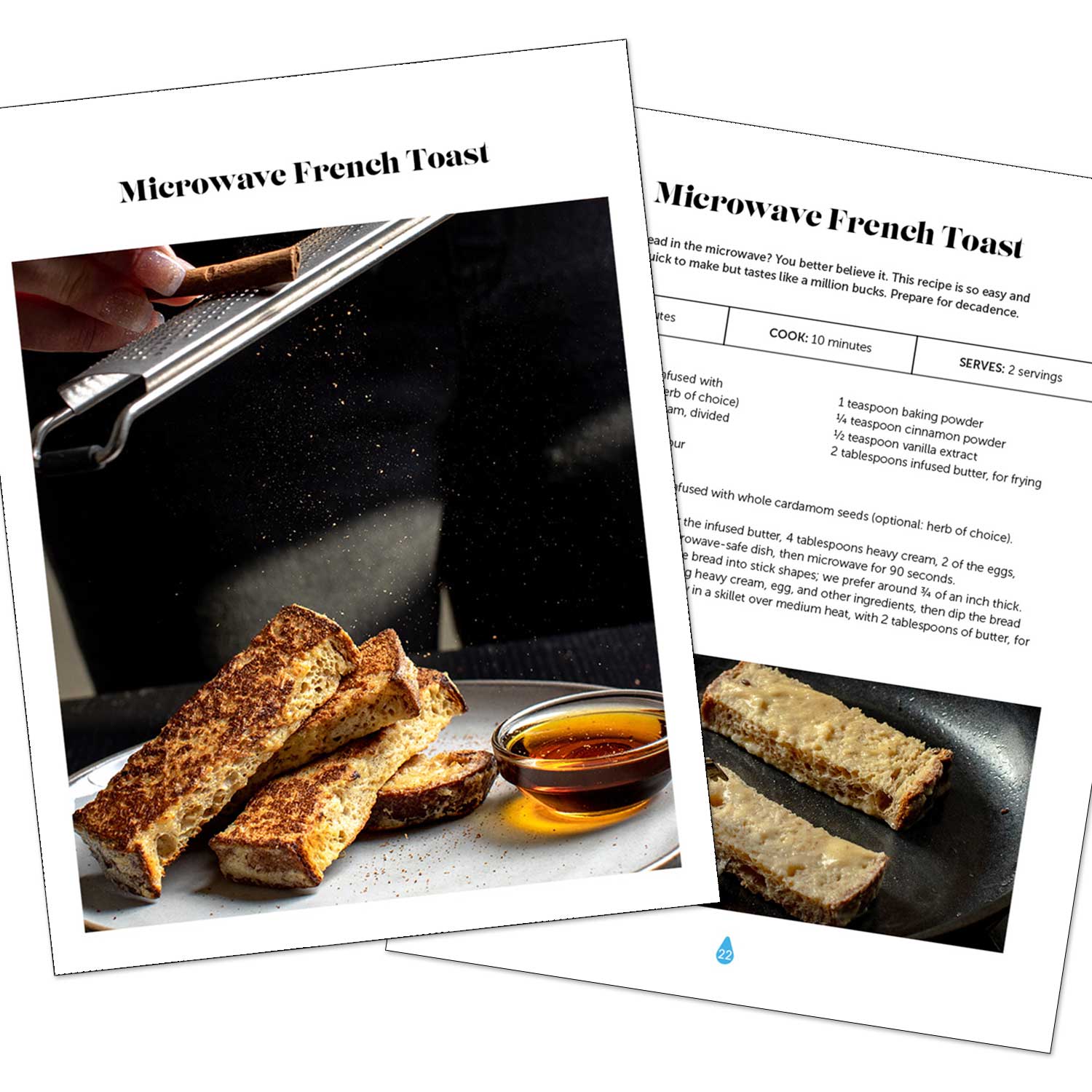 Keto carb-free French Toast?! Yes, it's possible (and delicious). LEVO's Keto cookbook makes ketogenic breakfast, lunch, dinner, and dessert easy. These tasty recipes are perfect for your whole family, or they can be modified for adults-only using flower infused into butter and healthy oils. Gluten-free, carb-free, keto, and even vegan - LEVO's Keto cookbook has it all to make oil infusion easy and mess-free.
