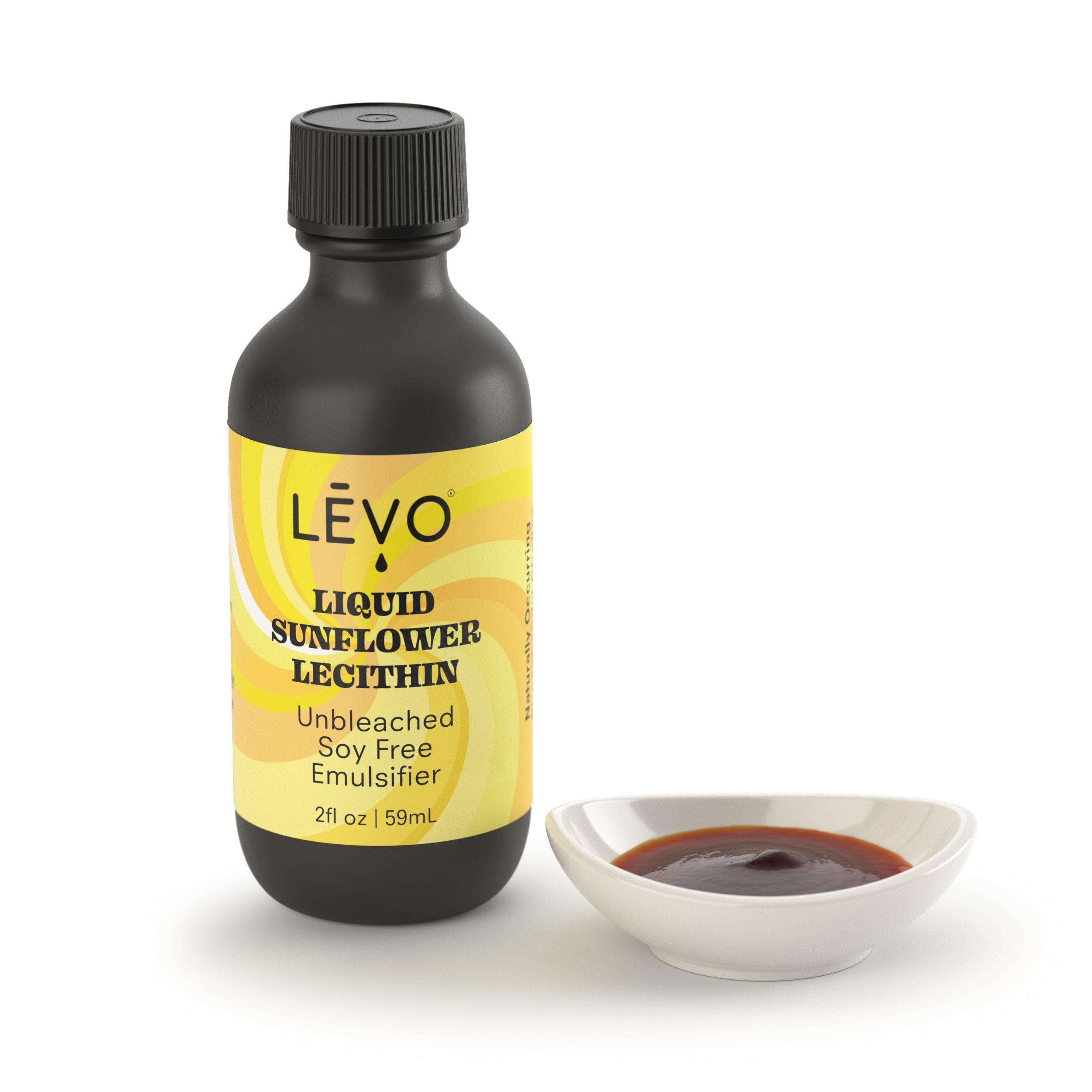 LEVO liquid sunflower lecithin 2oz bottle