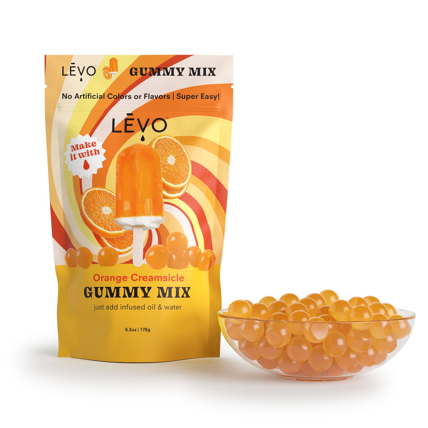 Orange Creamsicle gummy mix