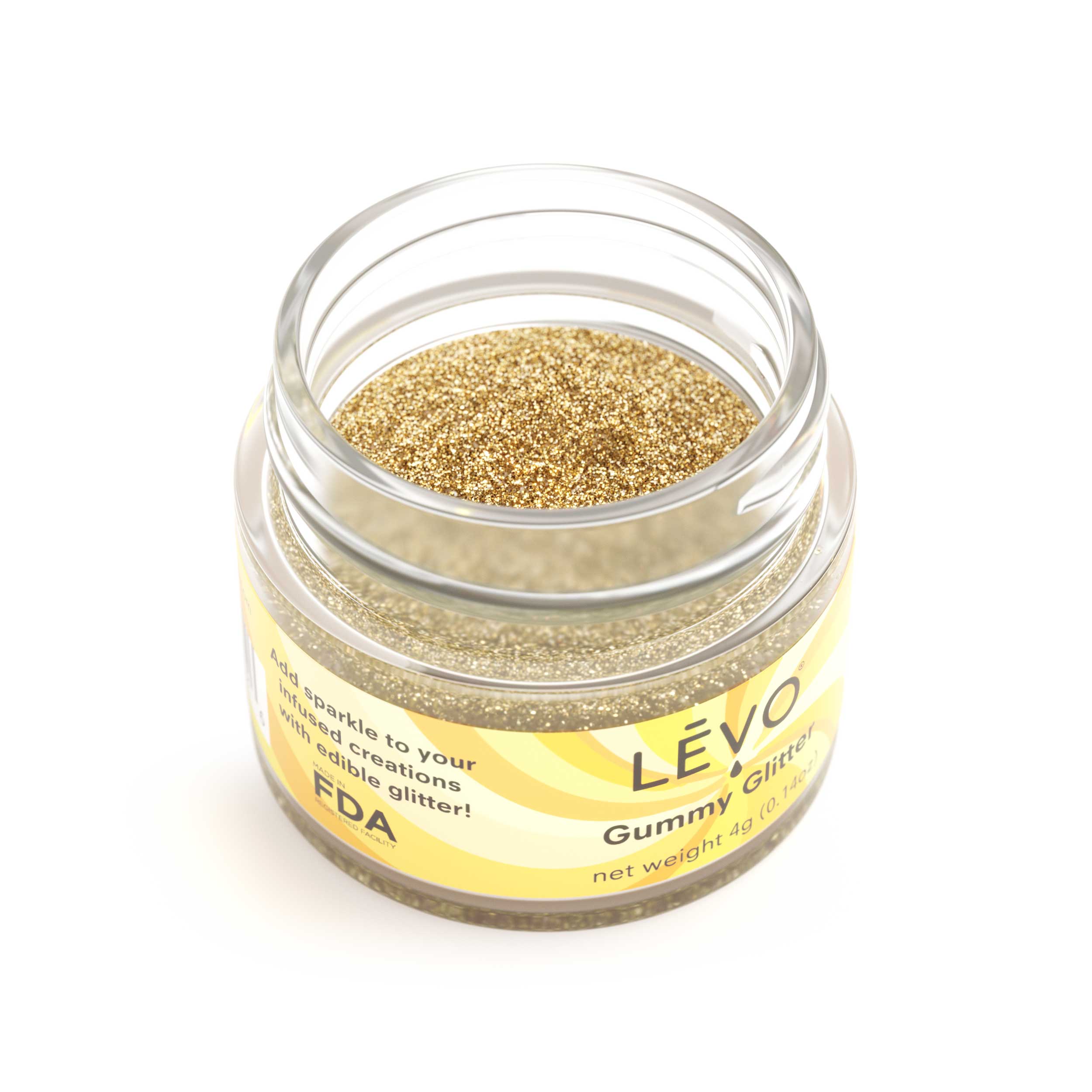 LEVO gummy glitter edible glitter